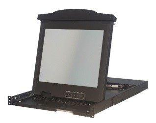 Console LCD Double Rail Combo DB15 avec KVM 